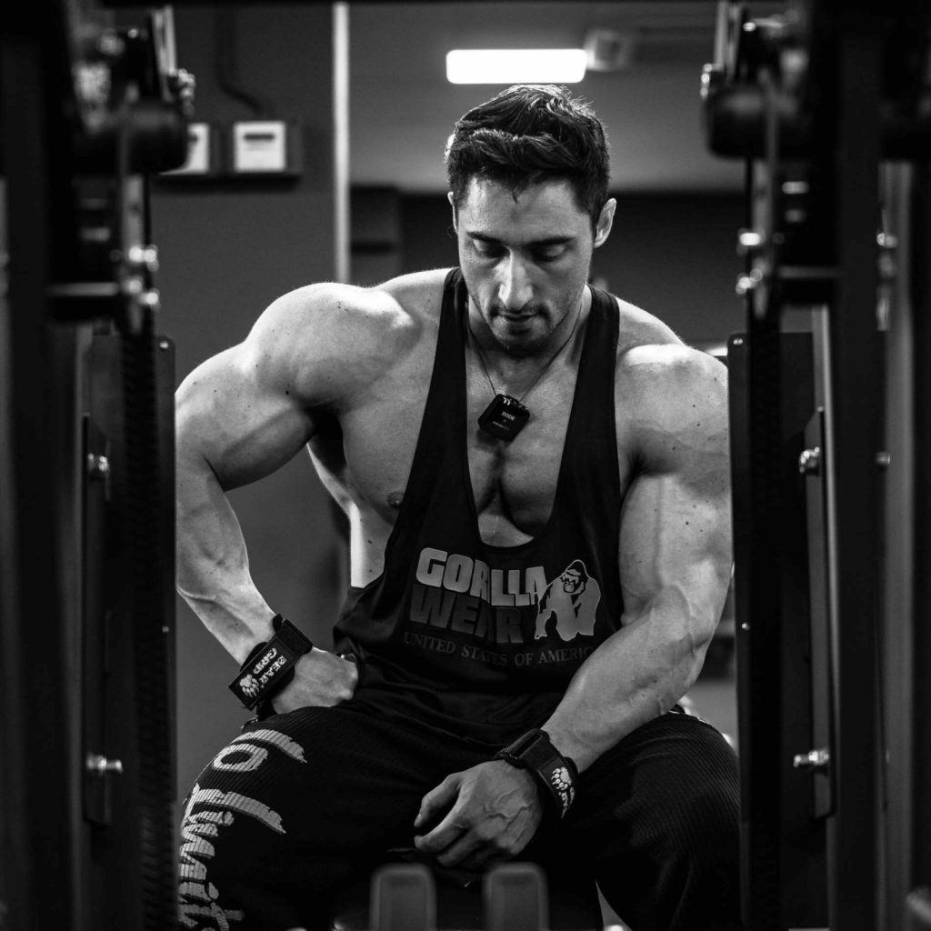 Ritratto di Alessio Magatelli in palestra