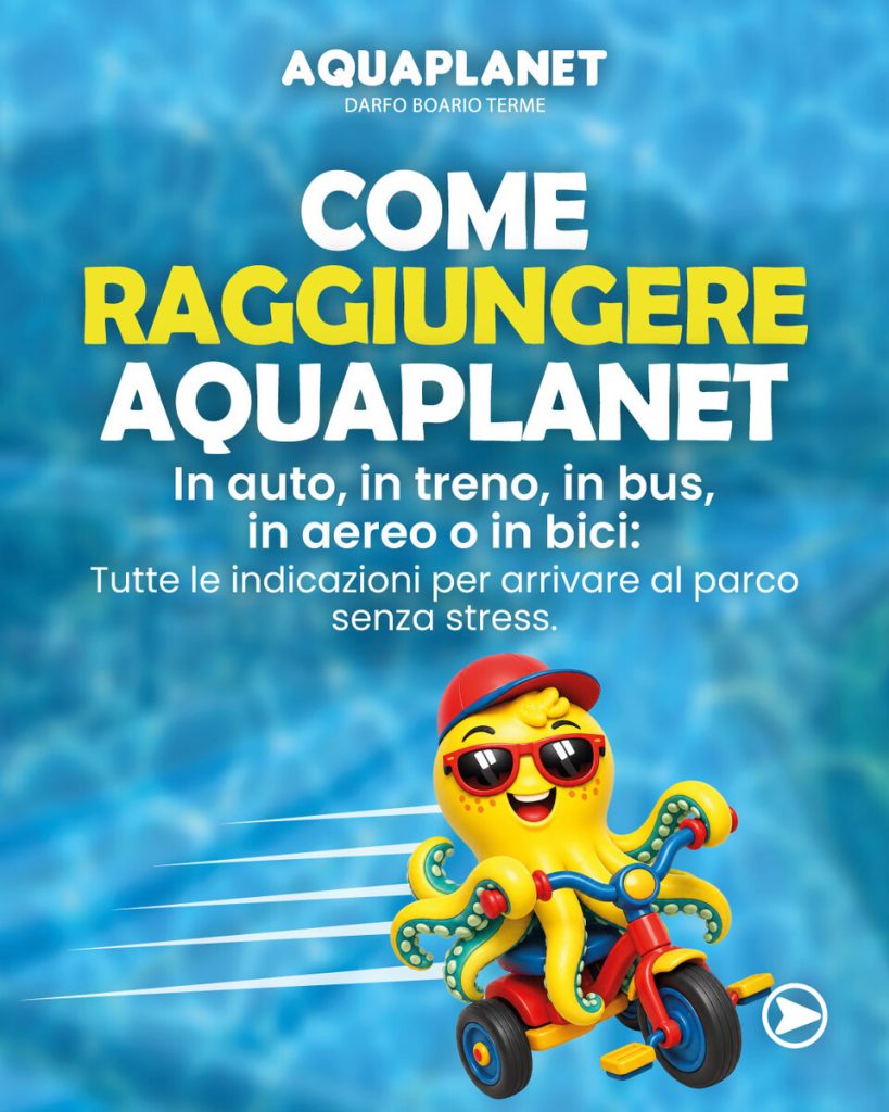 Copertina del carosello sulle distanze per raggiungere Aquaplanet