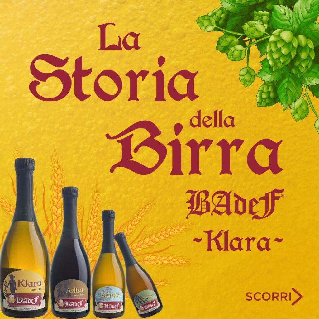 Copertina del carosello Instagram sulla storia della birra Badef Klara