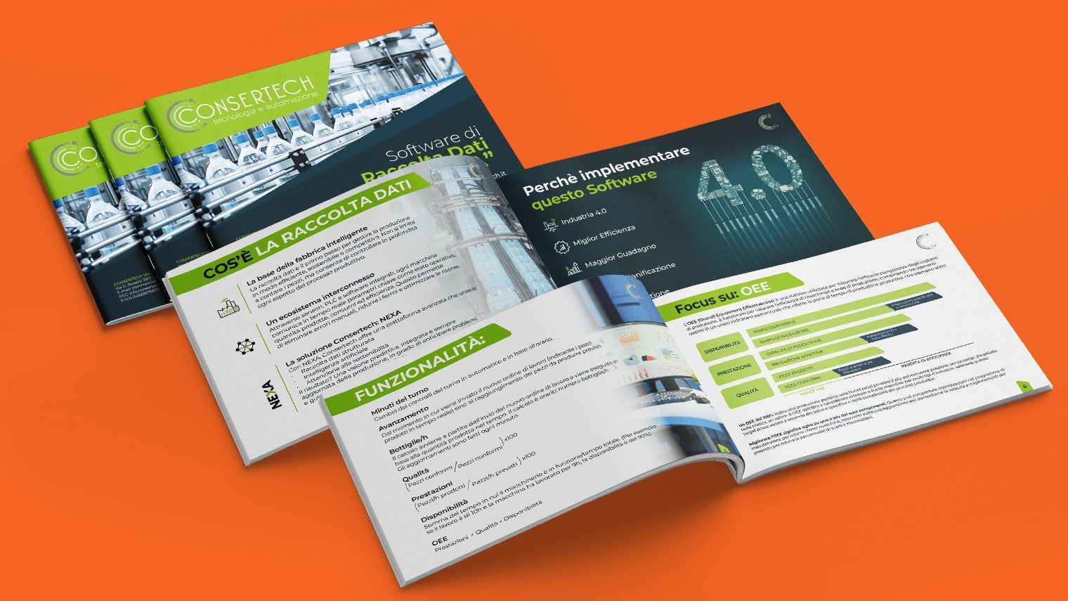 Le brochure aziendali e internazionali di Consertech