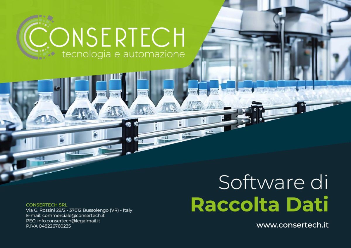 Pagina 1 della presentazione del software Consertech