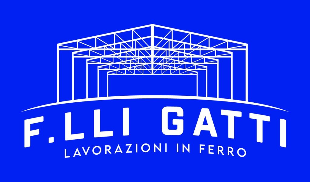 Il logo F.lli Gatti in bianco su fondo blu