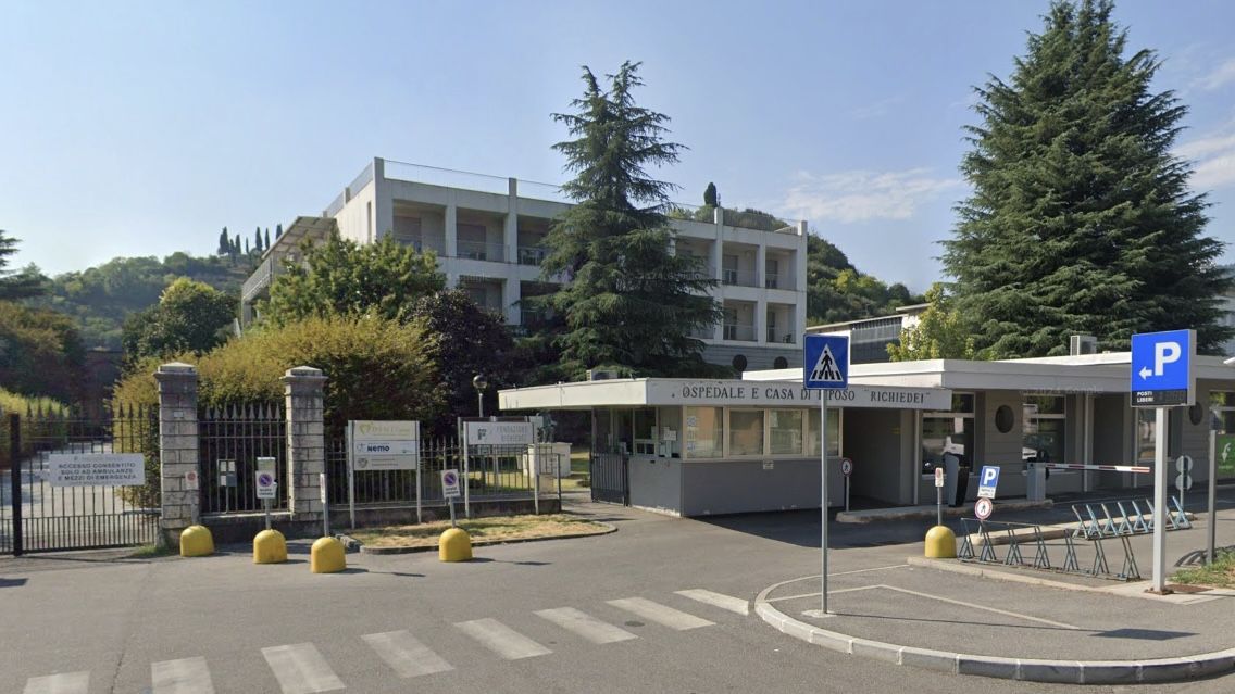 L'ingresso del polo sanitario della Fondazione Richiedei a Gussago