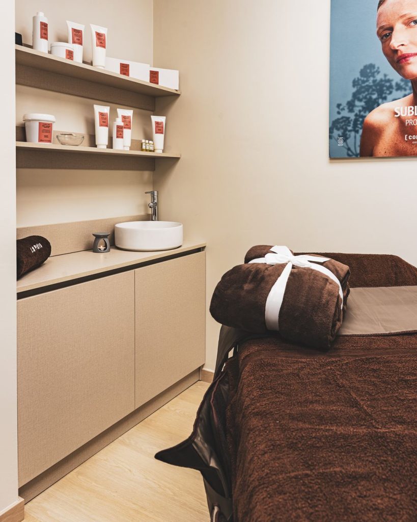 Una cabina estetica del centro estetico La Playa a Capriolo