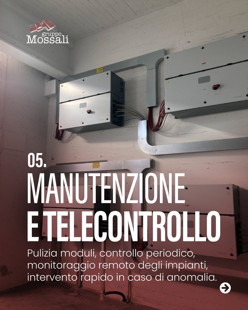 Slide 6 del carosello sui servizi di Gruppo Mossali per le coperture industriali, Gruppo Mossali Pontoglio