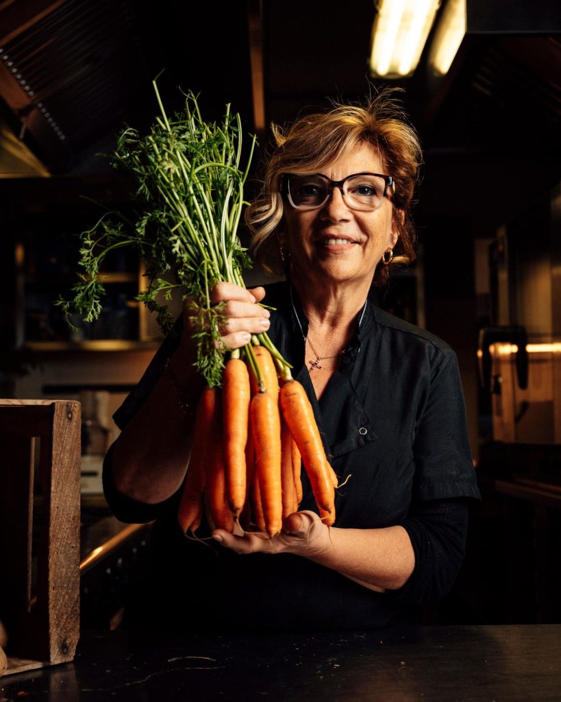 Verdure appena raccolte per la cucina dell'agriturismo Tenuta Ambrosini